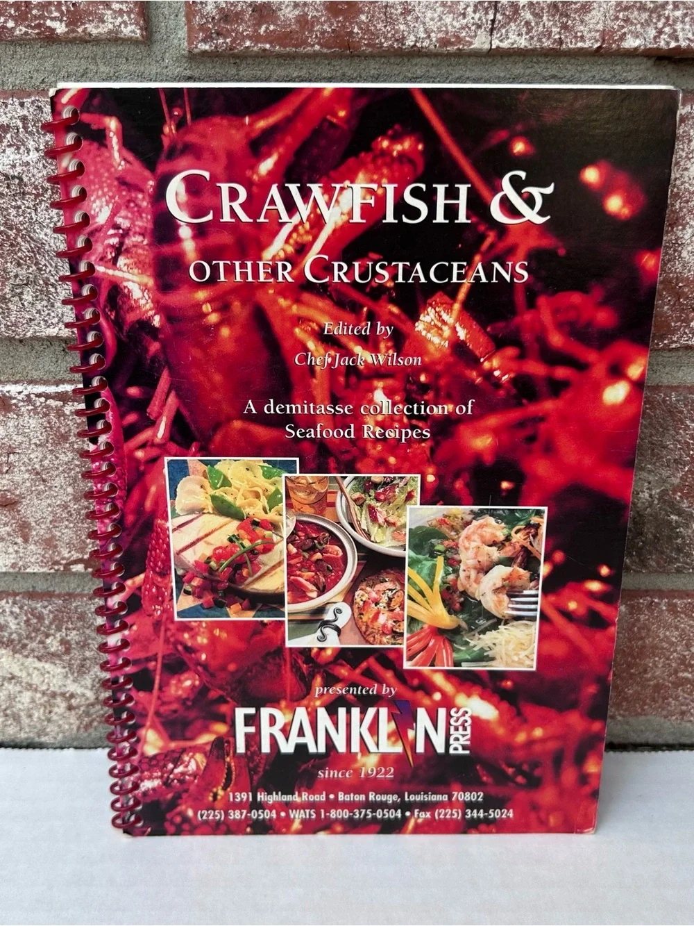 Crawfish & Other Crustaceans Cookbook Chef Jack Wilson Seafood Recipes